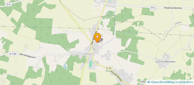 localisation de l'entreprise MONSIEUR YANN DESCHAMPS  LAVOUX