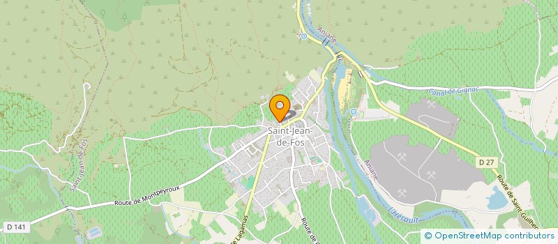 localisation de l'entreprise MONSIEUR YANN DESEIGNE  ANIANE