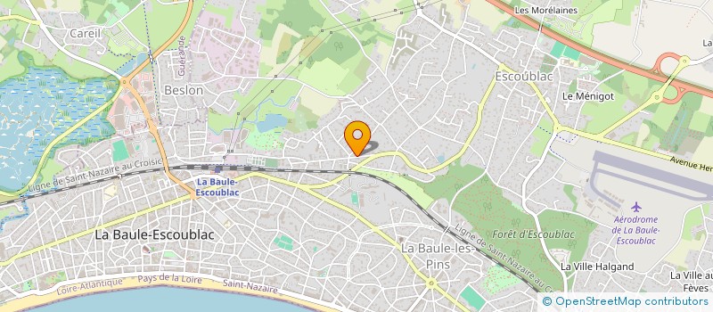 localisation de l'entreprise MONSIEUR YANN DEVAUD à LA BAULE-ESCOUBLAC