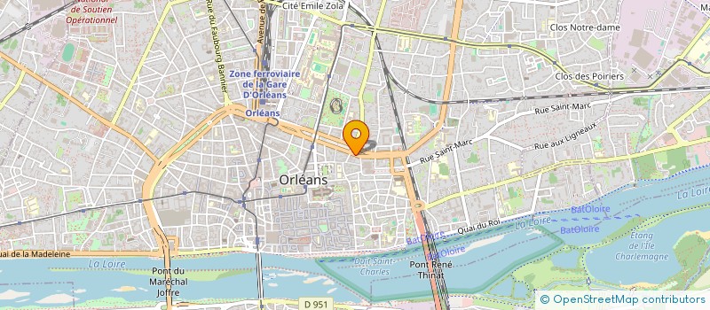 localisation de l'entreprise MONSIEUR YANN DHIEUX à ORLEANS