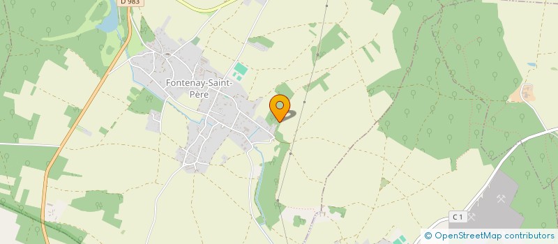 localisation de l'entreprise MONSIEUR YANN DIAFERIO  FONTENAY-SAINT-PERE