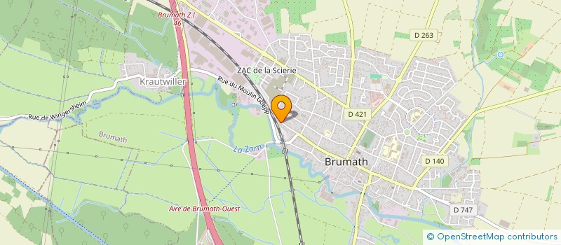 localisation de l'entreprise MONSIEUR YANN DIAS DE NOVAES  BRUMATH