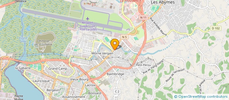 localisation de l'entreprise MONSIEUR YANN DINTERICH à LES ABYMES