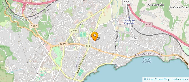 localisation de l'entreprise MONSIEUR YANN DIRADOURIAN à LA CIOTAT