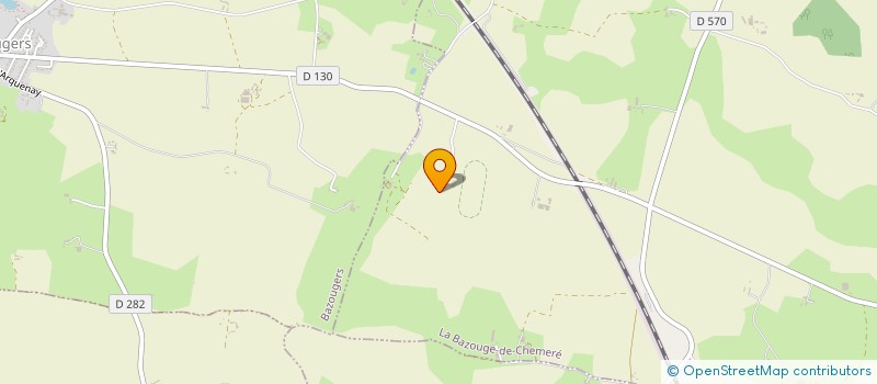 localisation de l'entreprise MONSIEUR YANN DOCQUIN  LA BAZOUGE-DE-CHEMERE