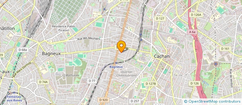 localisation de l'entreprise MONSIEUR YANN DOMENECH à CACHAN