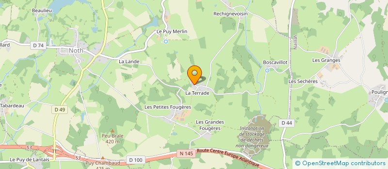 localisation de l'entreprise MONSIEUR YANN DORANGEON à NOTH