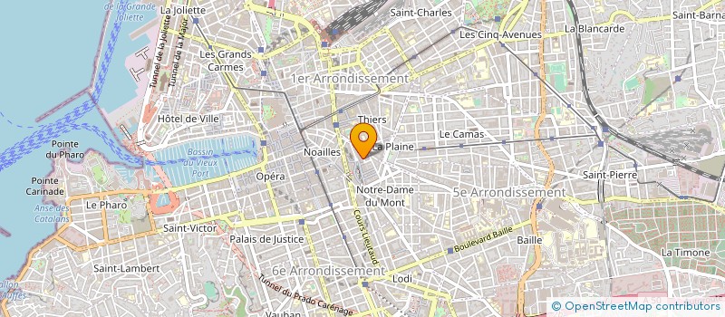 localisation de l'entreprise MONSIEUR YANN DOULLAY à MARSEILLE