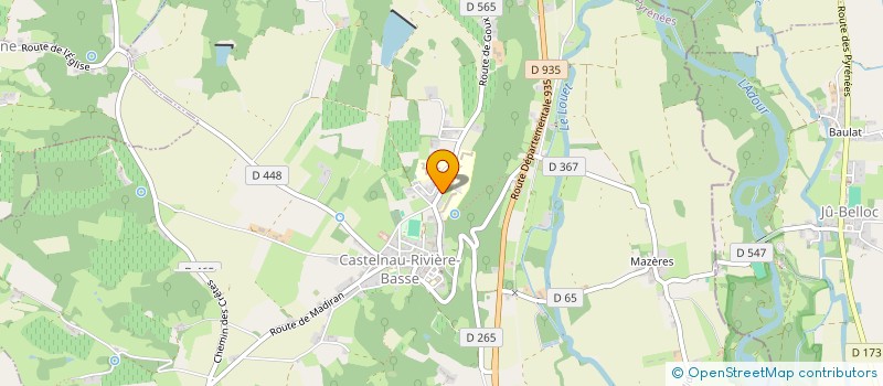 localisation de l'entreprise MONSIEUR YANN DOUSSEAU  CASTELNAU-RIVIERE-BASSE