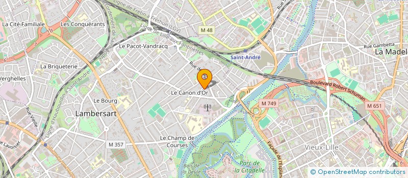 localisation de l'entreprise MONSIEUR YANN DRIEUX à LAMBERSART