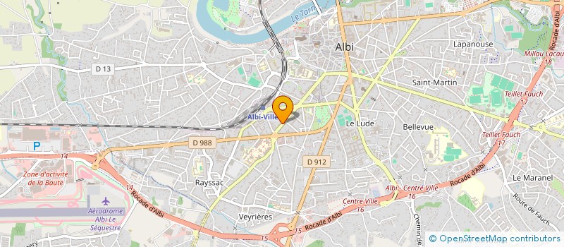 localisation de l'entreprise MONSIEUR YANN DROUET à ALBI