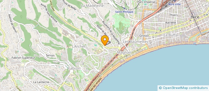 localisation de l'entreprise MONSIEUR YANN DUBANT à NICE