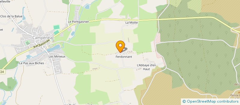 localisation de l'entreprise MONSIEUR YANN DUBOIS à CAMPENEAC