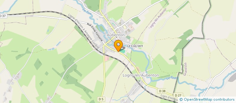 localisation de l'entreprise MONSIEUR YANN DUCAT  AUBENTON