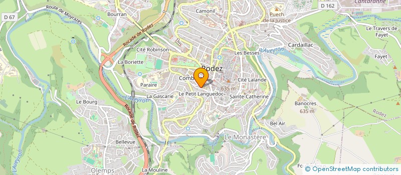 localisation de l'entreprise MONSIEUR YANN DUFFAIT à RODEZ