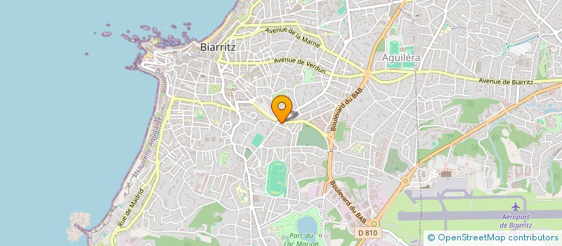 localisation de l'entreprise MONSIEUR YANN DUFOUR  BIARRITZ