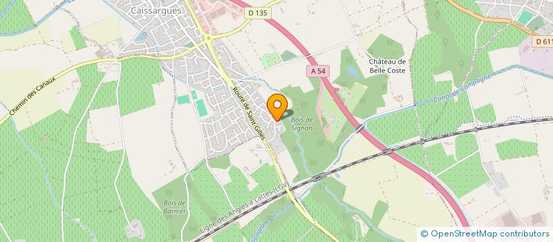 localisation de l'entreprise MONSIEUR YANN DUHAMEL à CAISSARGUES