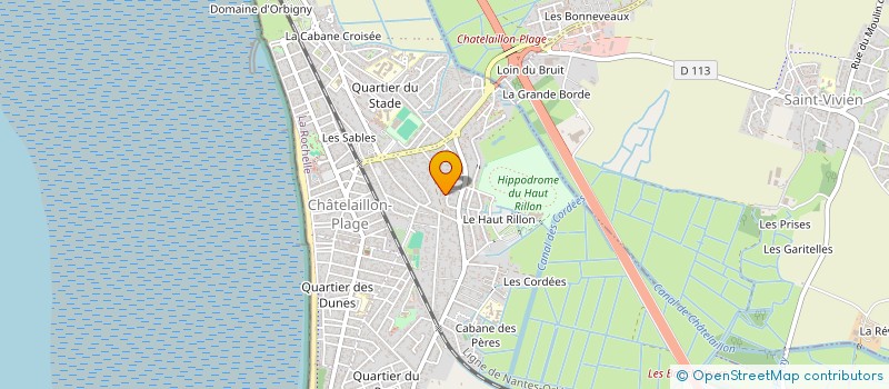 localisation de l'entreprise MONSIEUR YANN DUMELIE à CHATELAILLON-PLAGE