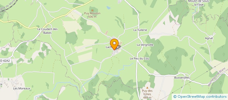 localisation de l'entreprise MONSIEUR YANN DUPONT à MONTAIGUT-LE-BLANC