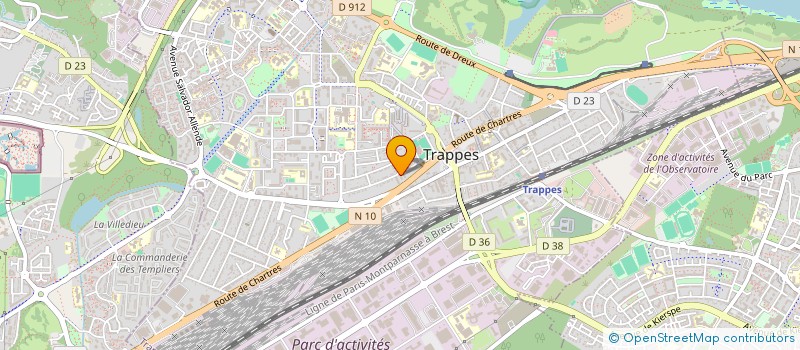 localisation de l'entreprise MONSIEUR YANN DUPRE à TRAPPES