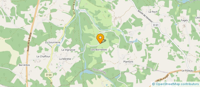 localisation de l'entreprise MONSIEUR YANN DUTHOIT  SAINT-GENIES