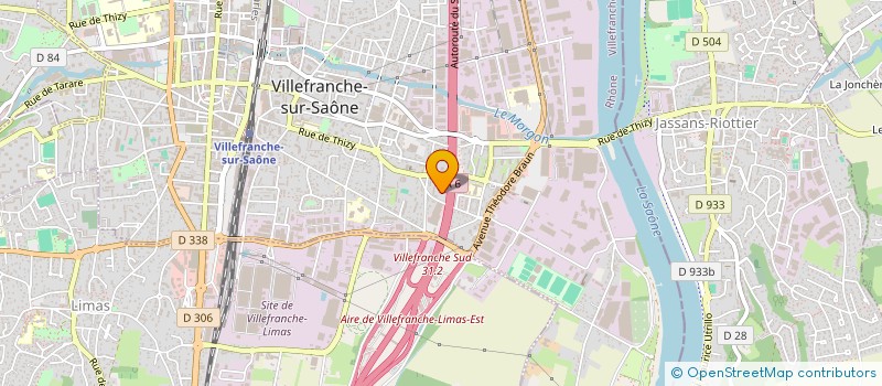 localisation de l'entreprise MONSIEUR YANN DUTOUR  VILLEFRANCHE-SUR-SAONE