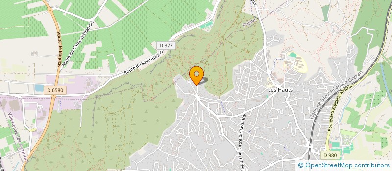 localisation de l'entreprise MONSIEUR YANN DUVAL  VILLENEUVE-LES-AVIGNON