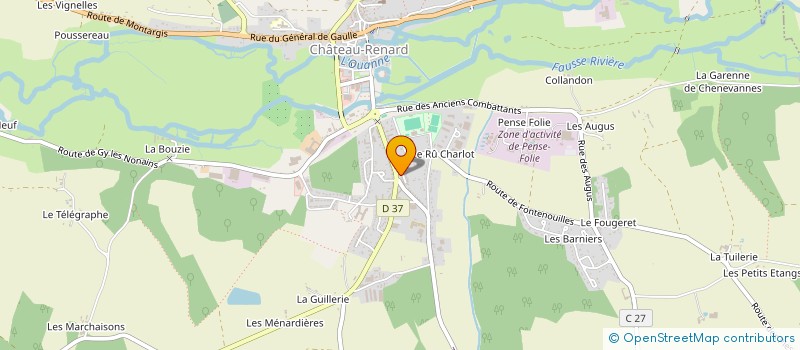 localisation de l'entreprise MONSIEUR YANN EGERMANN  CHATEAU-RENARD