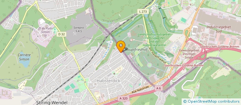 localisation de l'entreprise MONSIEUR YANN EHRLICH  STIRING-WENDEL