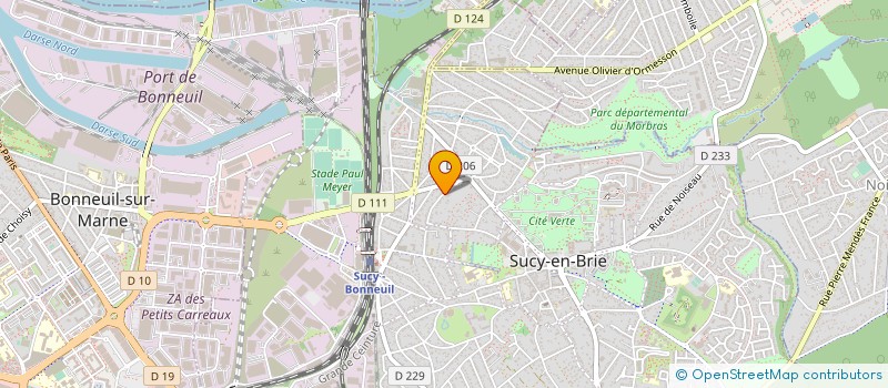 localisation de l'entreprise MONSIEUR YANN EL-BORGI  SUCY-EN-BRIE