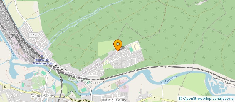 localisation de l'entreprise MONSIEUR YANN ENTZINGER  BLAINVILLE-SUR-L'EAU