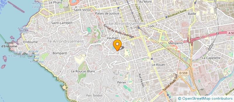 localisation de l'entreprise MONSIEUR YANN EOUZAN à MARSEILLE