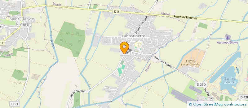 localisation de l'entreprise MONSIEUR YANN-ERIC DEVARS  LABASTIDETTE