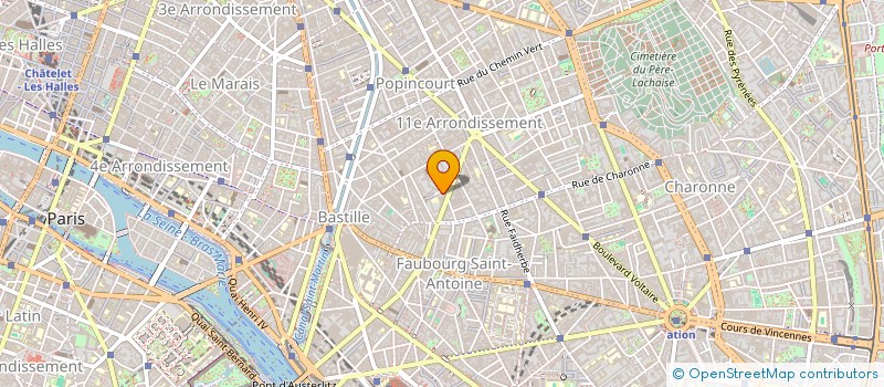 localisation de l'entreprise MONSIEUR YANN-ERIC PIN  PARIS