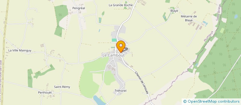 localisation de l'entreprise MONSIEUR YANN-ERWANN LE CALVEZ  LE CAMBOUT