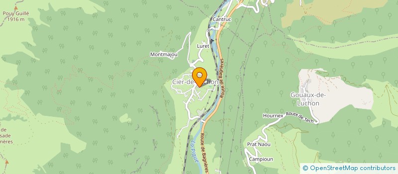 localisation de l'entreprise MONSIEUR YANN ESPOUY  CIER-DE-LUCHON