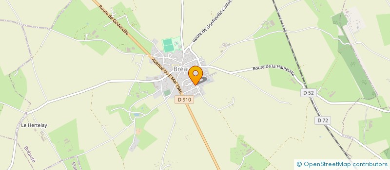 localisation de l'entreprise MONSIEUR YANN ETENDARD  BREAUTE