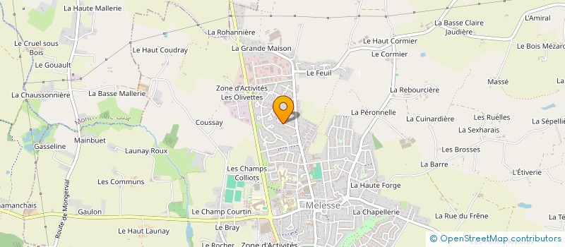 localisation de l'entreprise MONSIEUR YANN EVEN  MELESSE