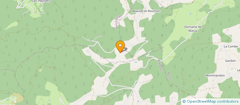 localisation de l'entreprise MONSIEUR YANN EYSSAUTIER  SAINT-FELICIEN