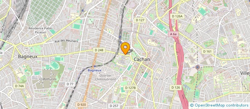 localisation de l'entreprise MONSIEUR YANN FABRY  CACHAN