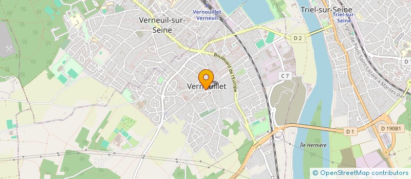 localisation de l'entreprise MONSIEUR YANN FAERBER  LE BOUSCAT