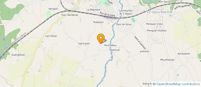 localisation de l'entreprise MONSIEUR YANN FAMEL  LE VIEUX-MARCHE