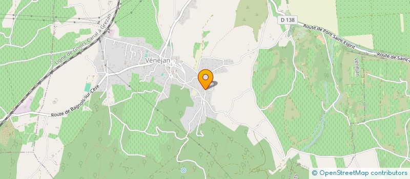 localisation de l'entreprise MONSIEUR YANN FAVIER  VENEJAN