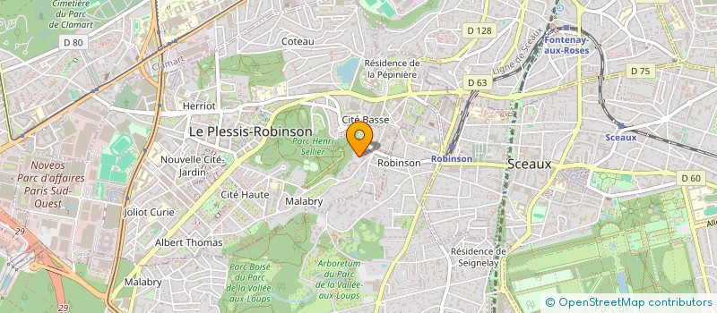 localisation de l'entreprise MONSIEUR YANN FERLIN  LE PLESSIS-ROBINSON