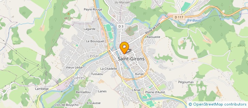 localisation de l'entreprise MONSIEUR YANN FERRARE à SAINT-GIRONS