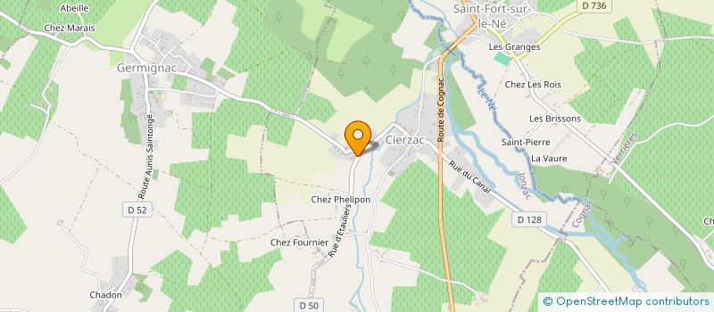 localisation de l'entreprise MONSIEUR YANN FERREIRA  CIERZAC