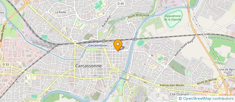 localisation de l'entreprise MONSIEUR YANN FERRERES à CARCASSONNE