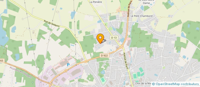 localisation de l'entreprise MONSIEUR YANN FIXOT  ROMORANTIN-LANTHENAY