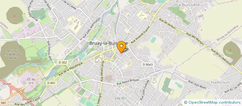 localisation de l'entreprise MONSIEUR YANN FLOUQUET à BRUAY LA BUISSIERE