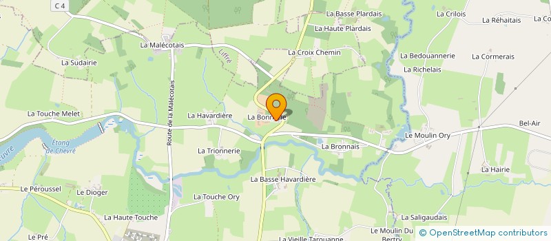 localisation de l'entreprise MONSIEUR YANN FLUHR à LA BOUEXIERE